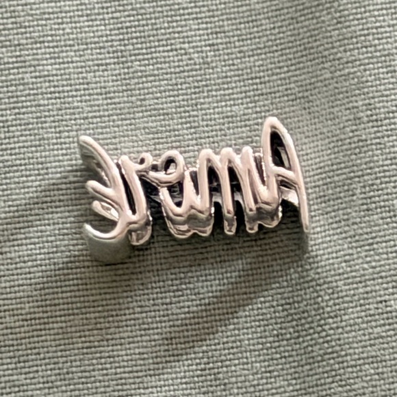 Authentic Amour Script Charm - Picture 4 of 5